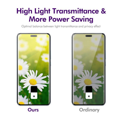 For Huawei nova 12 Pro / 12 Ultra ENKAY Hat-Prince Easy Install Heat Bending Privacy Screen Tempered Glass Film by ENKAY