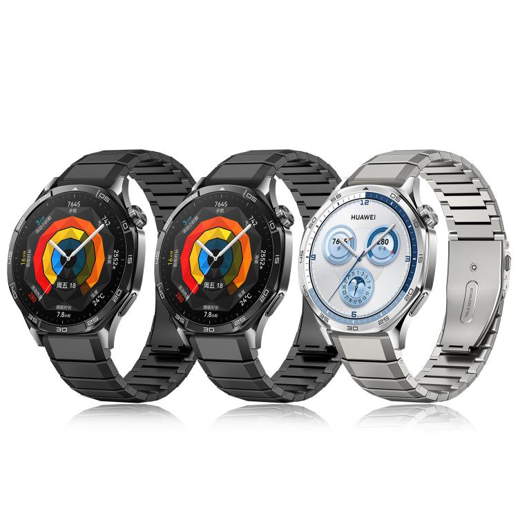 22mm Bamboo Joint Bounce Buckle Titanium Alloy Watch Band(Starlight) by bashfashion