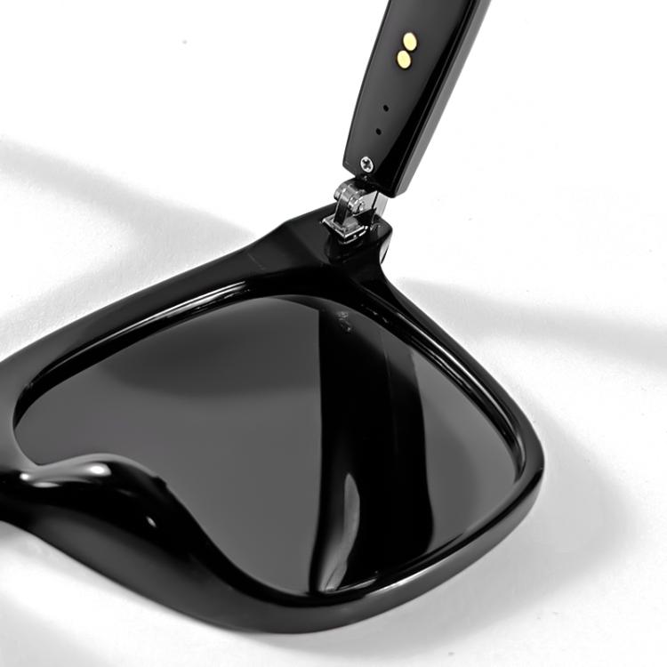 GS01 Smart Glasses, Support Intelligent Driving Navigation / Bluetooth Call(Black) by bashfashion