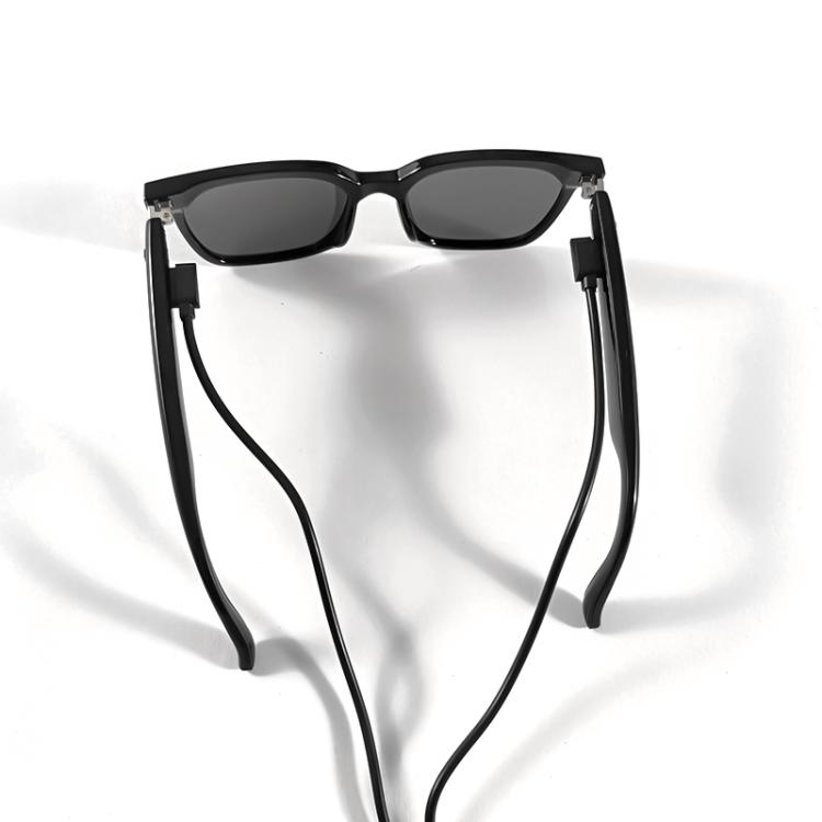 GS01 Smart Glasses, Support Intelligent Driving Navigation / Bluetooth Call(Black) by bashfashion