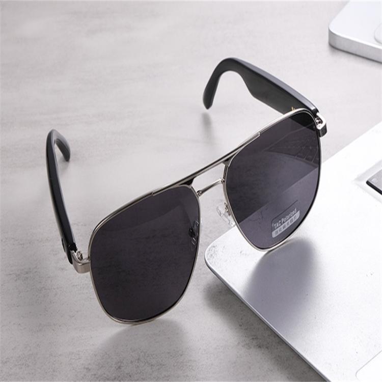 GS02 Smart Glasses, Support Voice Assistant / Bluetooth Call / Remote Control Photography(Black) by bashfashion