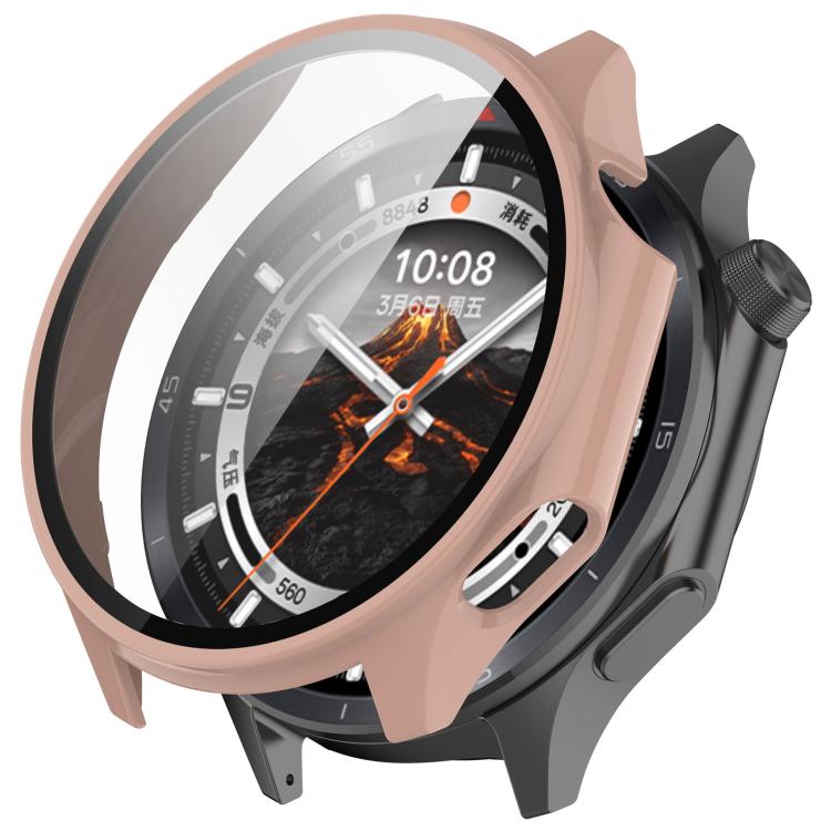 For OnePlus Watch 3 46mm Tempered Film Integrated PC Watch Protective Cover(Cherry Pink) by bashfashion
