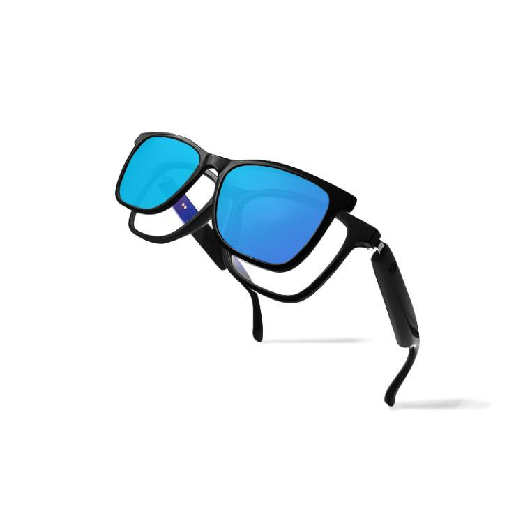 GS05 Smart Glasses, Support AI Smart Chip / Bluetooth Call / Remote Control Photography(Blue) by bashfashion