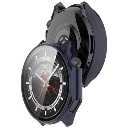 For OPPO Watch X2 Tempered Film Integrated PC Watch Protective Case(Ink Blue) by bashfashion