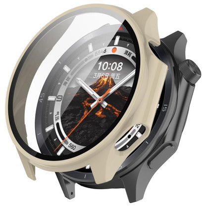 For OPPO Watch X2 Tempered Film Integrated PC Watch Protective Case(Ivory White) by bashfashion