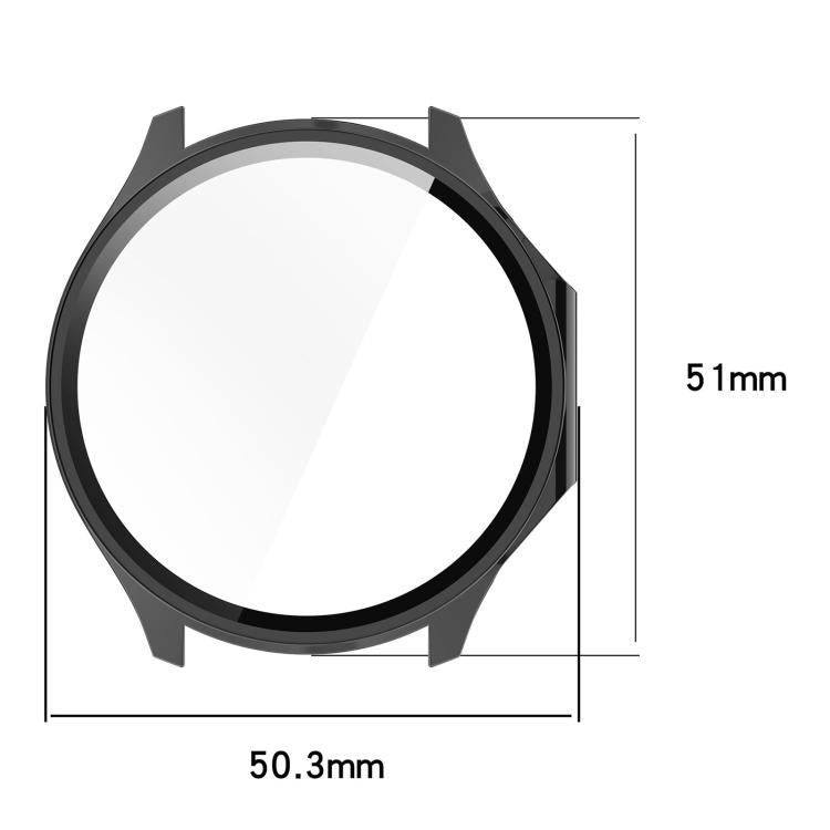 For OPPO Watch X2 Tempered Film Integrated PC Watch Protective Case(Ivory White) by bashfashion