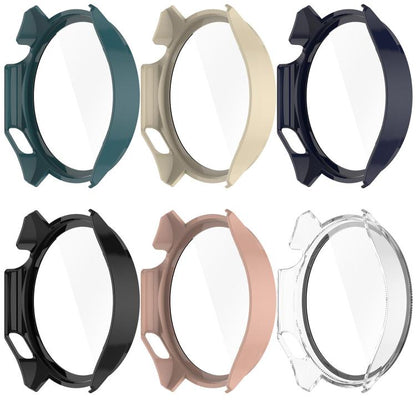 For OPPO Watch X2 Tempered Film Integrated PC Watch Protective Case(Cherry Pink) by bashfashion