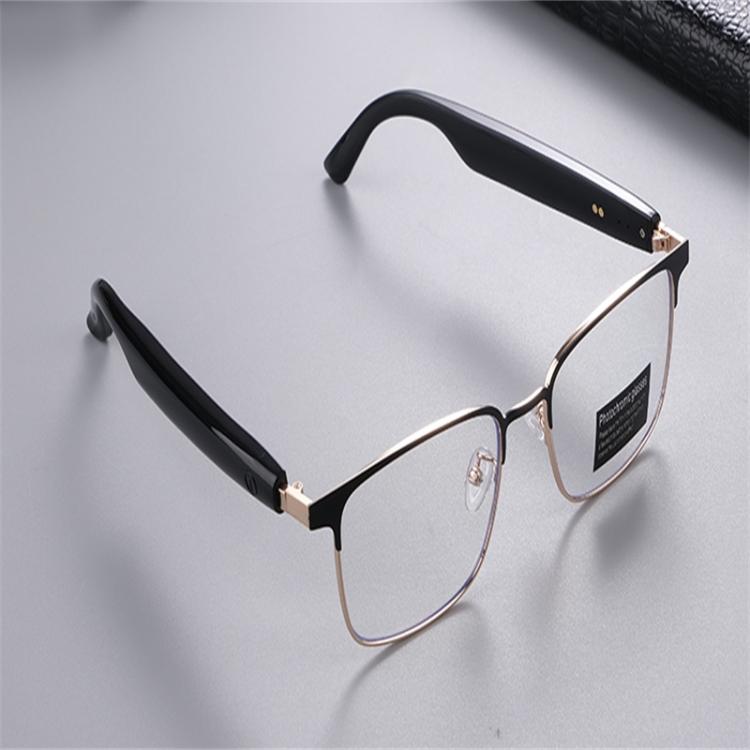 GS06 Smart Glasses, Support AI Smart Chip / Bluetooth Call / Outdoor Sports(Gold) by bashfashion