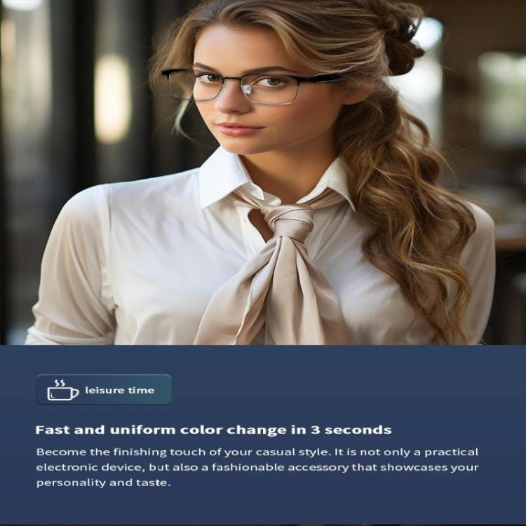 GS06 Smart Glasses, Support AI Smart Chip / Bluetooth Call / Outdoor Sports(Gold) by bashfashion