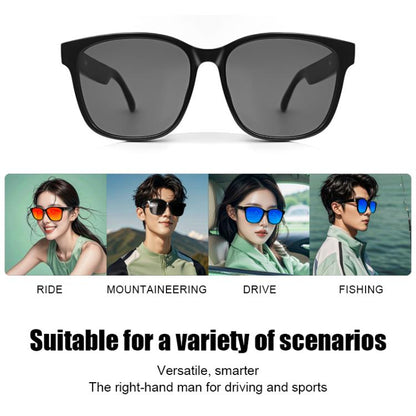 GS08 Smart Glasses, Support AI Smart Chip / Bluetooth Call / Smart Driving Navigatiion(Blue) by bashfashion