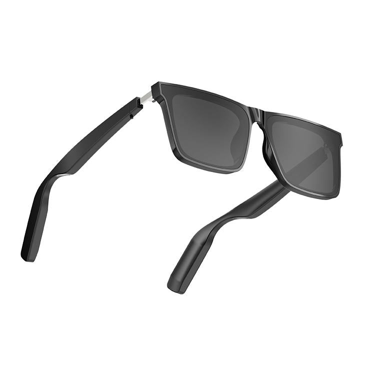 YJ008 Smart Glasses, Support AI Smart Chip / Outdoor Sports / Bluetooth Call(Black) by bashfashion
