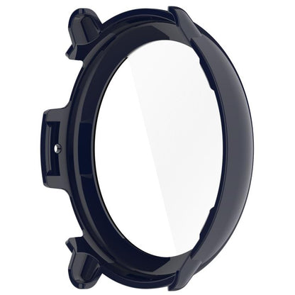 For Amazfit Active 2 A2437 Tempered Film Integrated PC Watch Protective Case(Ink Blue) by bashfashion