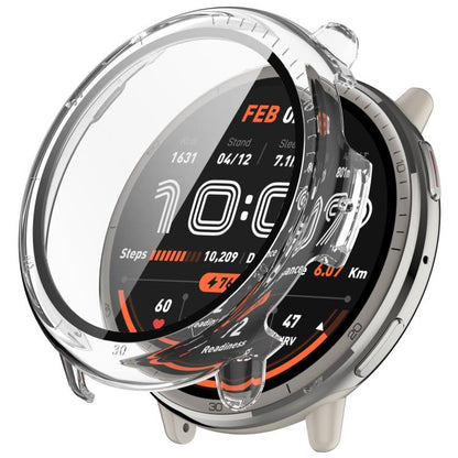 For Amazfit Active 2 A2437 Tempered Film Integrated PC Watch Protective Case(Transparent Color) by bashfashion