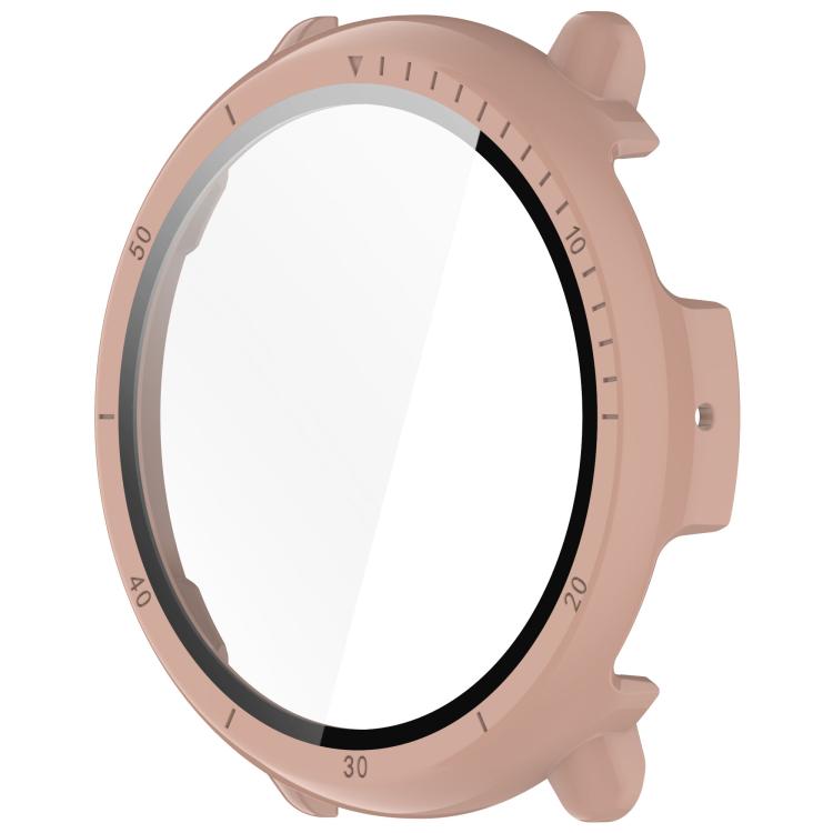 For Amazfit Active 2 A2437 Tempered Film Integrated PC Watch Protective Case(Cherry Pink) by bashfashion