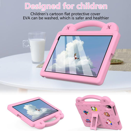 For Urao Jeazans OC101 / C107 Android 2024 Handle Kickstand Children EVA Shockproof Tablet Case(Pink) by bashfashion