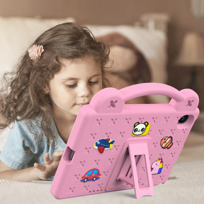 For Urao Jeazans OC101 / C107 Android 2024 Handle Kickstand Children EVA Shockproof Tablet Case(Pink) by bashfashion