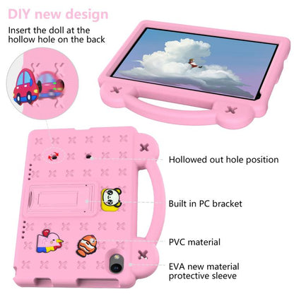 For Urao Jeazans OC101 / C107 Android 2024 Handle Kickstand Children EVA Shockproof Tablet Case(Pink) by bashfashion