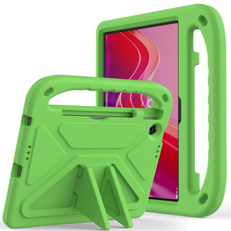 For Lenovo Tab TB-311 / WiFi 10.1 2025 Handle EVA Shockproof Tablet Case with Holder(Green) by bashfashion