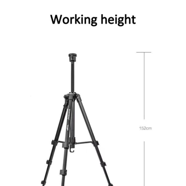 YUNTENG VCT-6680 Travel Tripod Telescopic 152CM Camera Mount Phone Tripod by YUNTENG