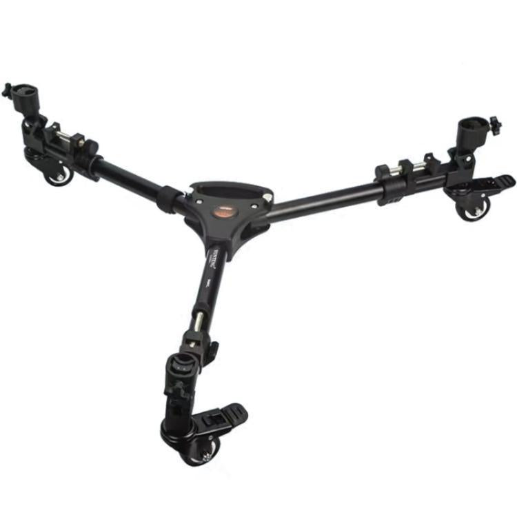 YUNTENG 900L DV Camera Photography Tripod Base Stand Universal Folding 3 Wheels Pulley by YUNTENG