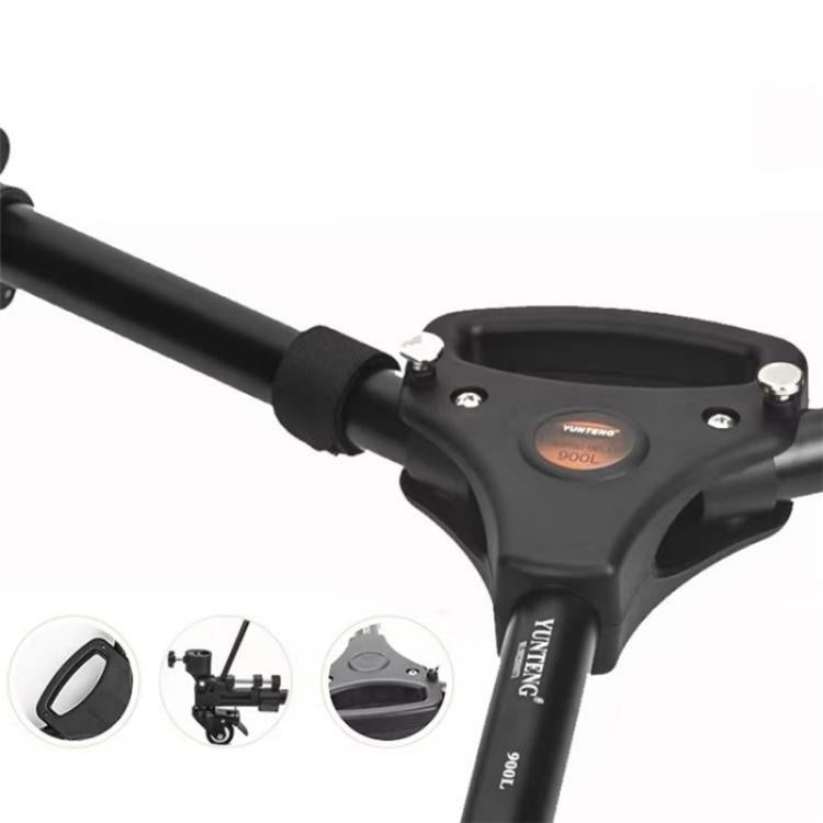 YUNTENG 900L DV Camera Photography Tripod Base Stand Universal Folding 3 Wheels Pulley by YUNTENG