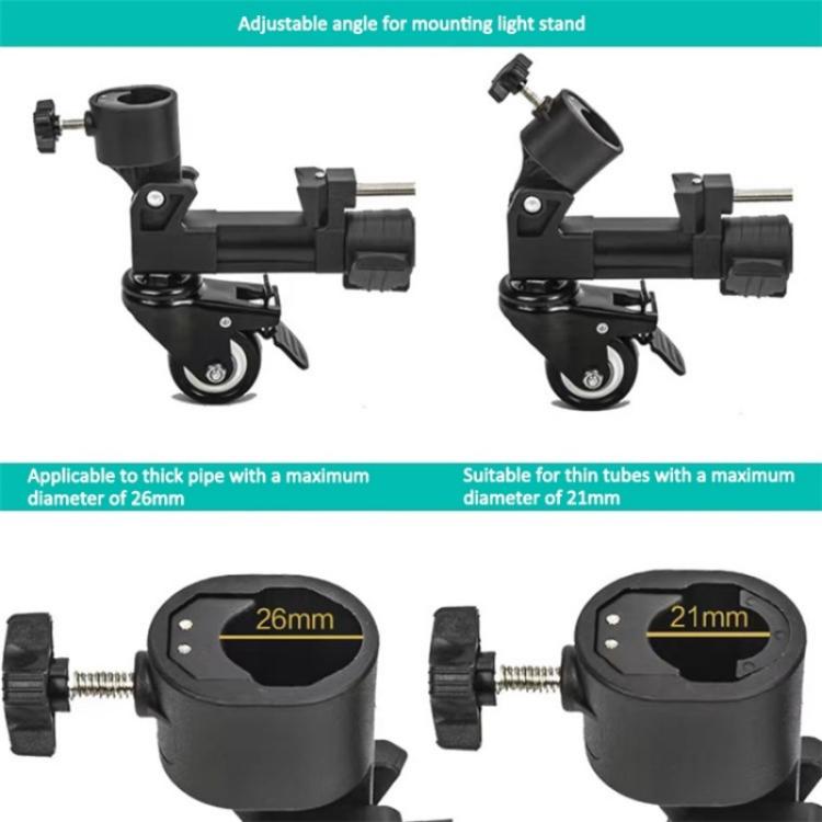 YUNTENG 900L DV Camera Photography Tripod Base Stand Universal Folding 3 Wheels Pulley by YUNTENG