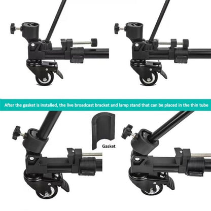 YUNTENG 900L DV Camera Photography Tripod Base Stand Universal Folding 3 Wheels Pulley by YUNTENG