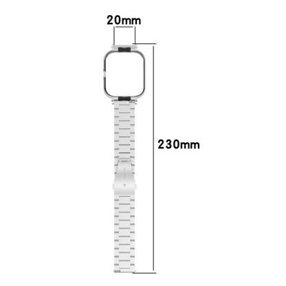 For vivo Watch GT Watch Frame Integrated Three Beads Stainless Steel Watch Band(Gold) by bashfashion