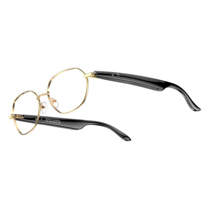 W100B Smart Glasses, Support AI Conversation / AI Intelligent Translation / Bluetooth Call(White) by bashfashion