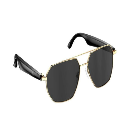 W100C Smart Glasses, Support AI Conversation / AI Intelligent Translation / Bluetooth Call(Black) by bashfashion