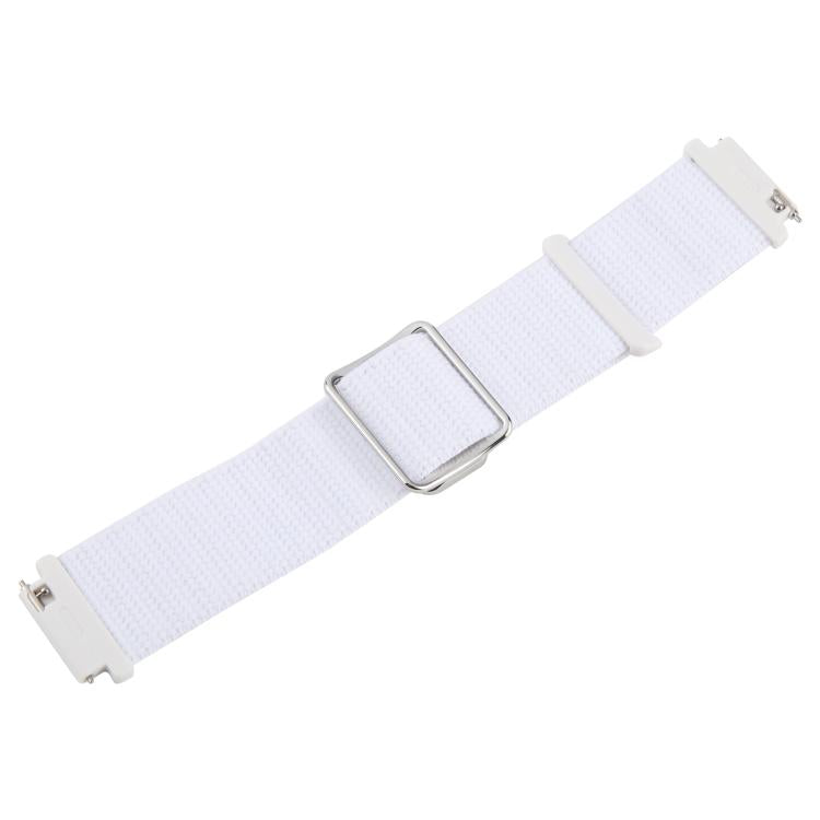 For Google Pixel Watch 3 45mm Magnetic Buckle Reflective Nylon Watch Band(White) by bashfashion