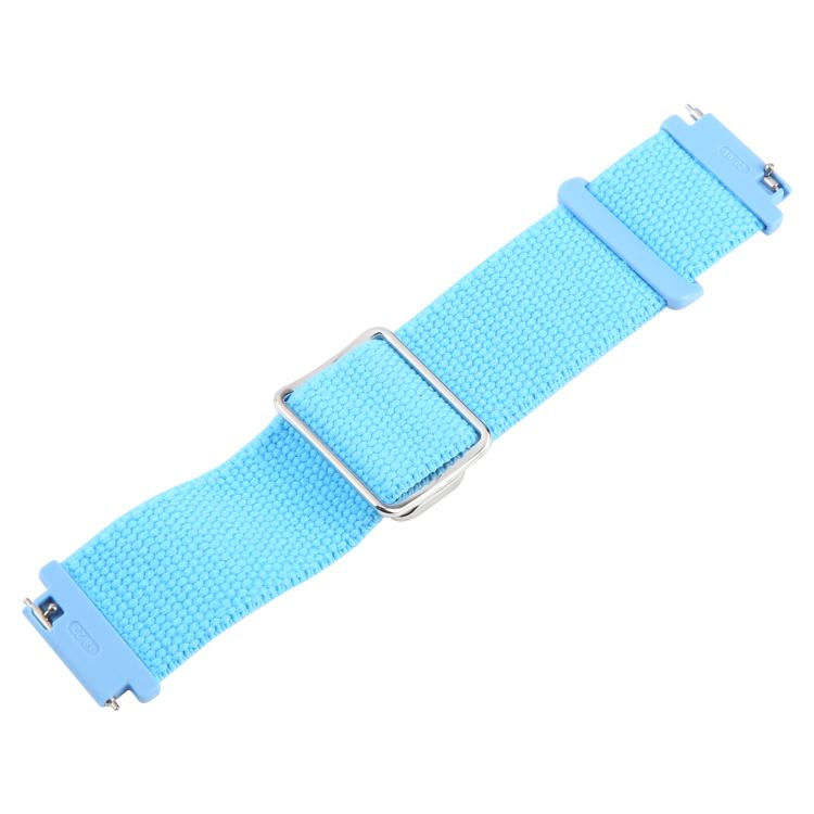 For Google Pixel Watch 3 45mm Magnetic Buckle Reflective Nylon Watch Band(Blue) by bashfashion