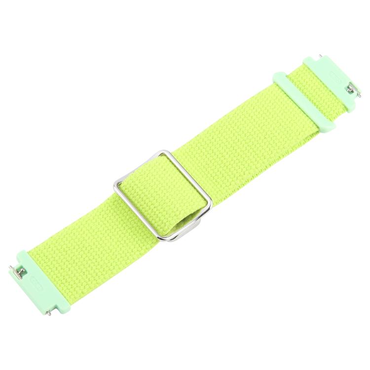 For Google Pixel Watch 3 45mm Magnetic Buckle Reflective Nylon Watch Band(Green) by bashfashion