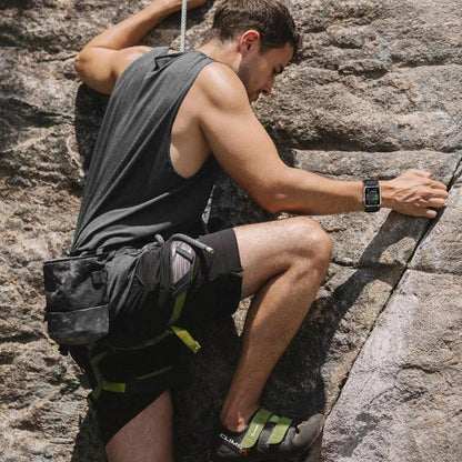 For Apple Watch 42mm / 41mm / 40mm / 38mm Kalebol Hook and Tri-Loop Nylon Watch Band(Orange) by Kalebol