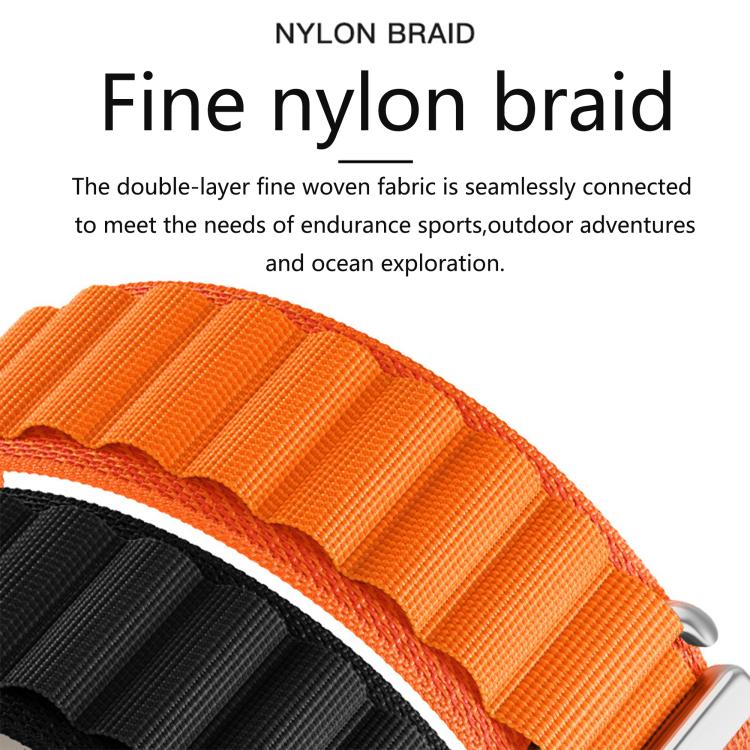 For Gamin 26mm Quick Release Nylon Watch Band(White Pink) by bashfashion