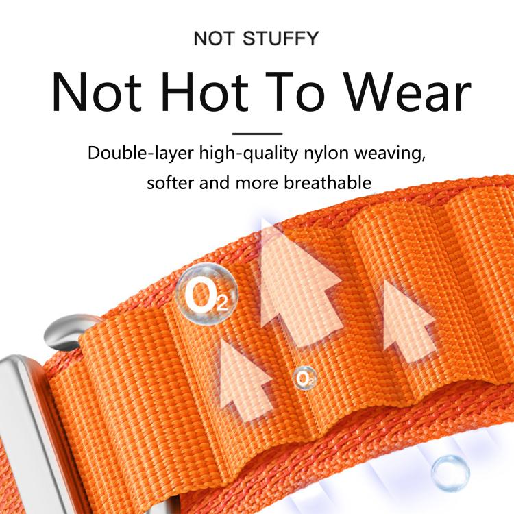 For Gamin 26mm Quick Release Nylon Watch Band(White Pink) by bashfashion