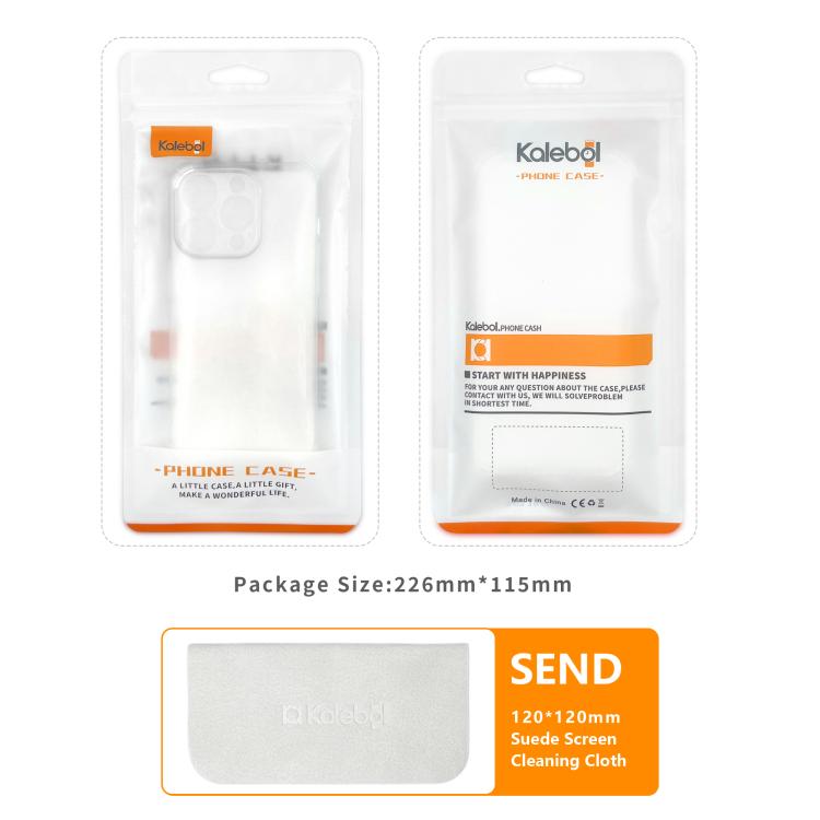 For iPhone 16 Pro Kalebol 1.5mm Thickened Rounded Corner Transparency TPU Phone Case by Kalebol
