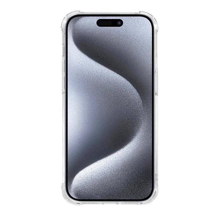 For iPhone 16 Kalebol 1.5mm Four-Corner Airbags Shockproof Transparency TPU Phone Case by Kalebol