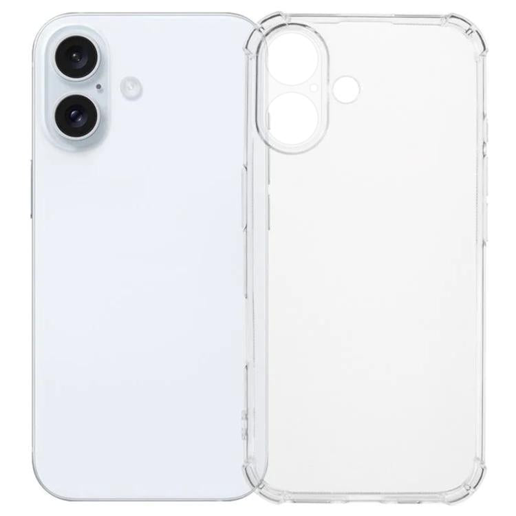 For iPhone 16 Plus Kalebol 1.5mm Four-Corner Airbags Shockproof Transparency TPU Phone Case by Kalebol