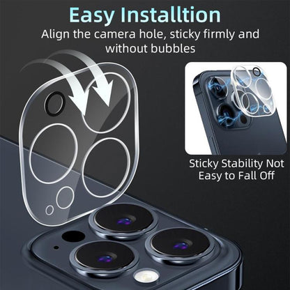 For iPhone 15 Pro Kalebol Transparent One Piece Lens Protection Film by Kalebol