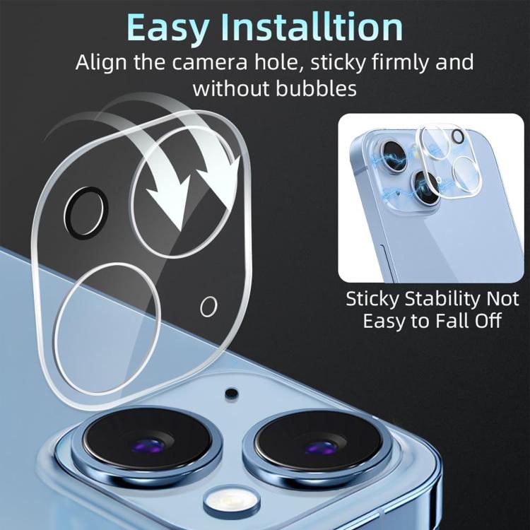 For iPhone 14 Plus Kalebol Transparent One Piece Lens Protection Film by Kalebol