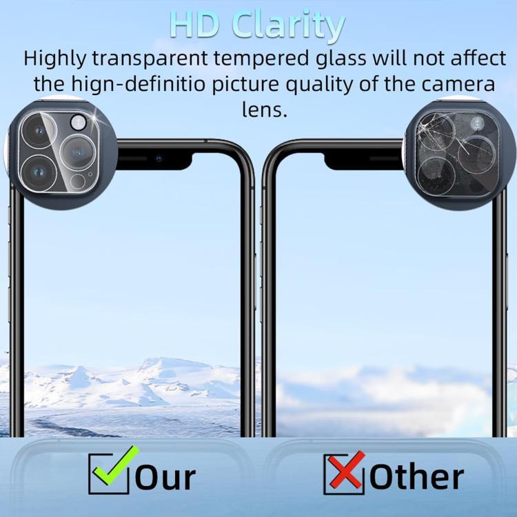 For iPhone 14 Pro Max Kalebol Transparent One Piece Lens Protection Film by Kalebol