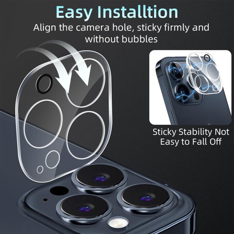 For iPhone 16 Pro Max Kalebol Transparent One Piece Lens Protection Film by Kalebol