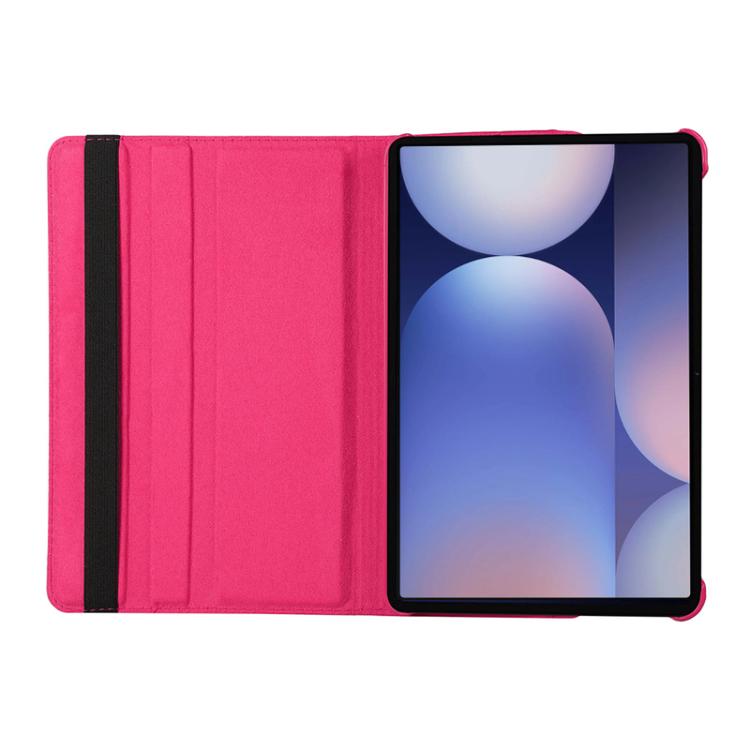 For Samsung Galaxy Tab S10+ / S9 FE+ / S9+ ENKAY 360 Degree Rotation Litchi Leather Smart Tablet Case(Pink) by ENKAY