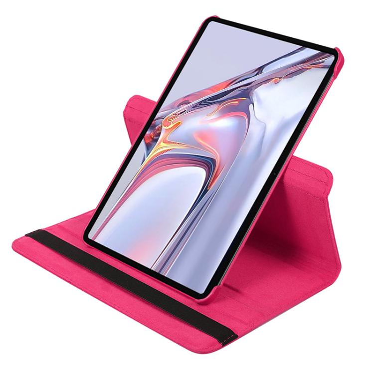 For Samsung Galaxy Tab A7 Lite 8.7 ENKAY 360 Degree Rotation Litchi Leather Smart Tablet Case(Pink) by ENKAY