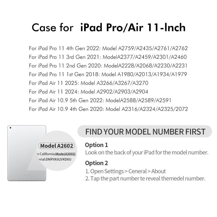 For iPad Air 11 2025 / 2024 / Air 10.9 2022 ENKAY 360 Degree Rotation Litchi Leather Smart Tablet Case(Pink) by ENKAY