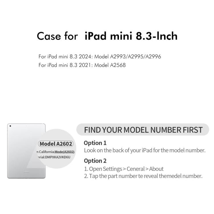 For iPad mini 2024 / mini 6 ENKAY 360 Degree Rotation Litchi Leather Smart Tablet Case(Rose Red) by ENKAY