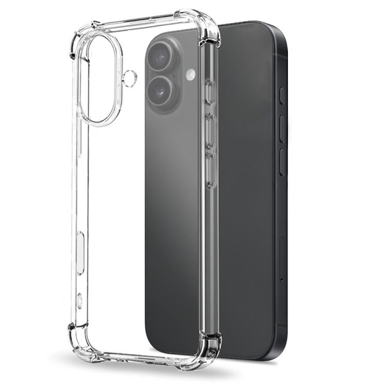 For iPhone 17 NORTHJO 2 in 1 TPU Airbag Shockproof Phone Case with Screen Film(Clear) by NORTHJO