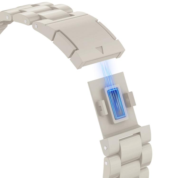 For Samsung Galaxy Watch 7 40mm / 44mm Candy Three Beads Magnetic Buckle Watch Band(Starlight Color) by bashfashion