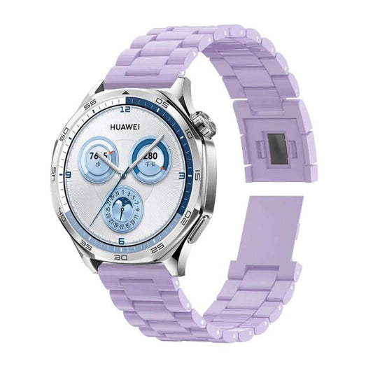 For Samsung Galaxy Watch 7 40mm / 44mm Candy Three Beads Magnetic Buckle Watch Band(Light Purple) by bashfashion